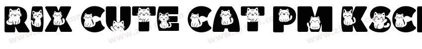 Rix Cute Cat PM KSCp字体转换